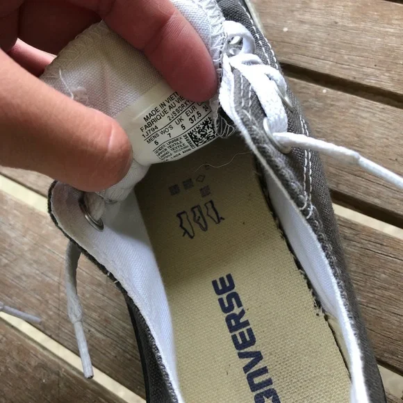 Converse All Star Low Top GREY - Picture 3 of 4